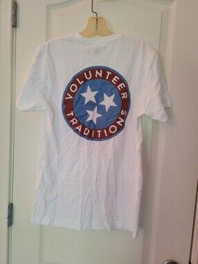 Volunteer Traditions White 100% Cotton T-Shirt - Small